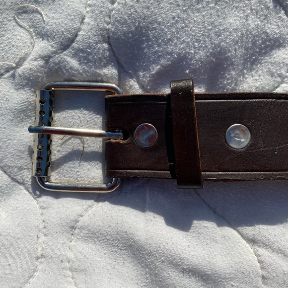 Hand beaded Leather Belt - Picture 2 of 4